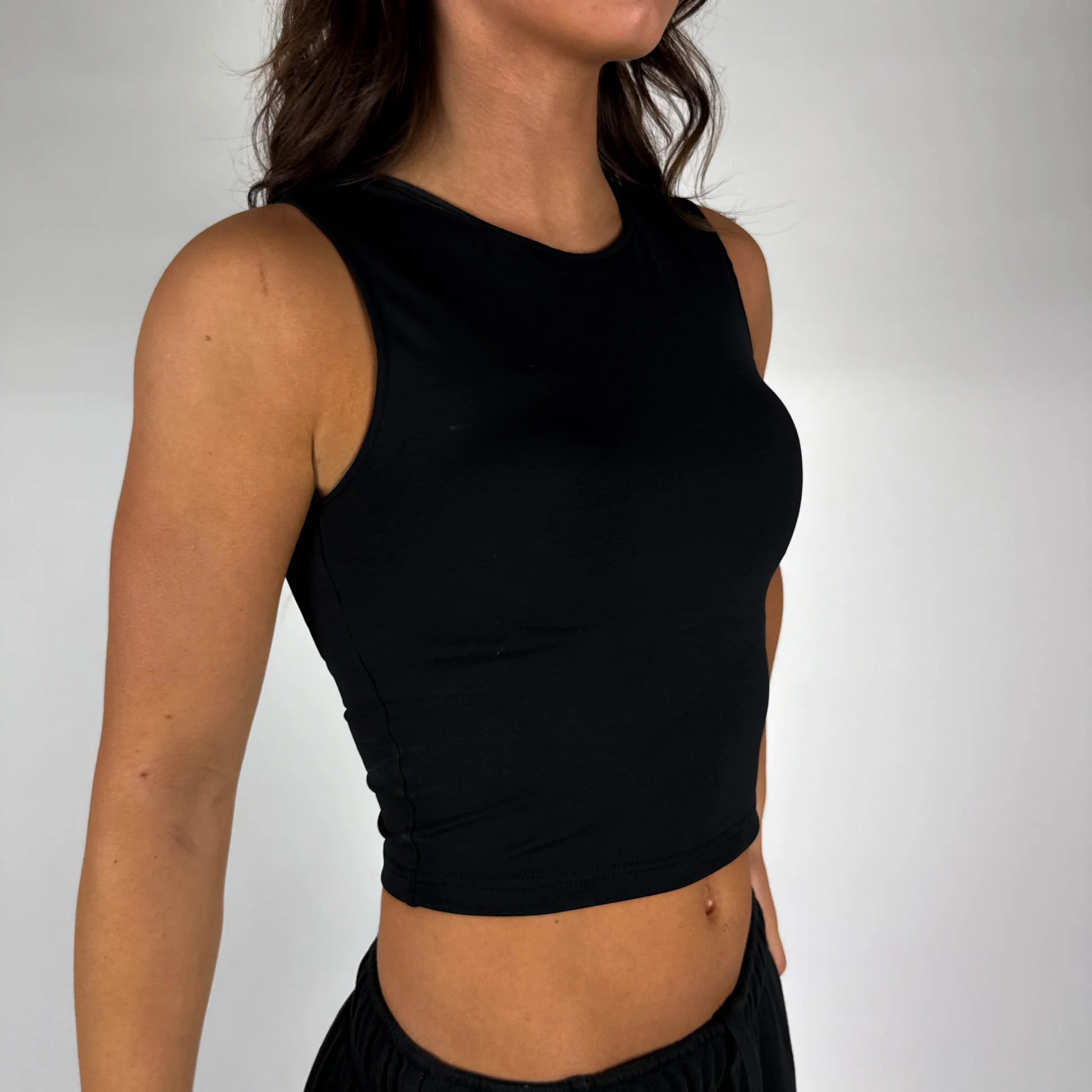 Strive Slim Fit Cropped Tank
